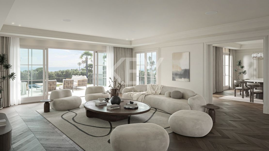 Вневременная средиземноморская элегантность с полным спа и видом на море в Сьерра-Бланка, Марбелья