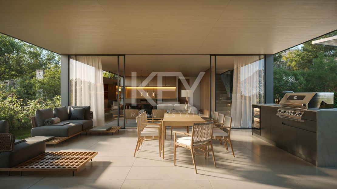 Brand-new contemporary Villa with sea views in La Cerquilla, Nueva Andalucía