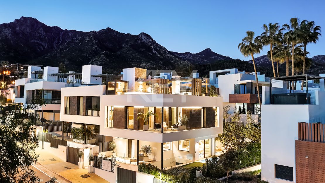 Современная роскошная вилла с панорамным видом на море в Сьерра-Бланка, Золотая Миля Марбельи