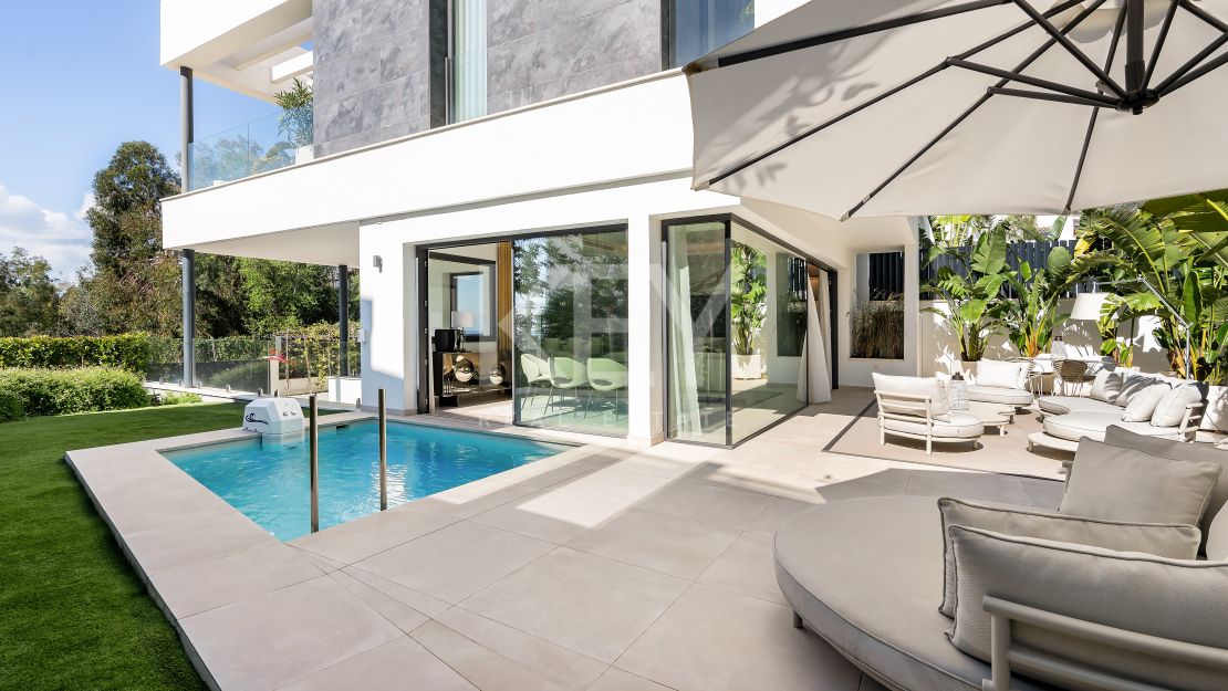 Современная роскошная вилла с панорамным видом на море в Сьерра-Бланка, Золотая Миля Марбельи