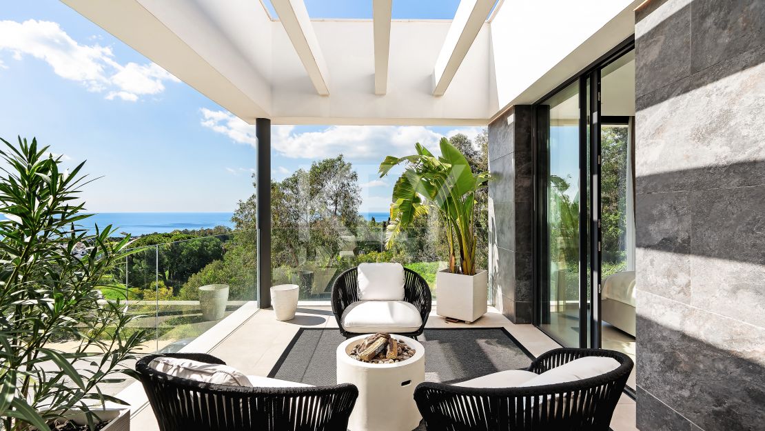 Современная роскошная вилла с панорамным видом на море в Сьерра-Бланка, Золотая Миля Марбельи