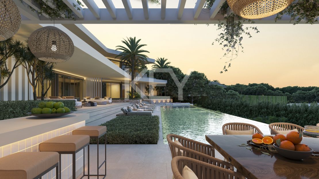 Элитный участок с проектом роскошной виллы в Ла Серкилья, Нуэва Андалусия