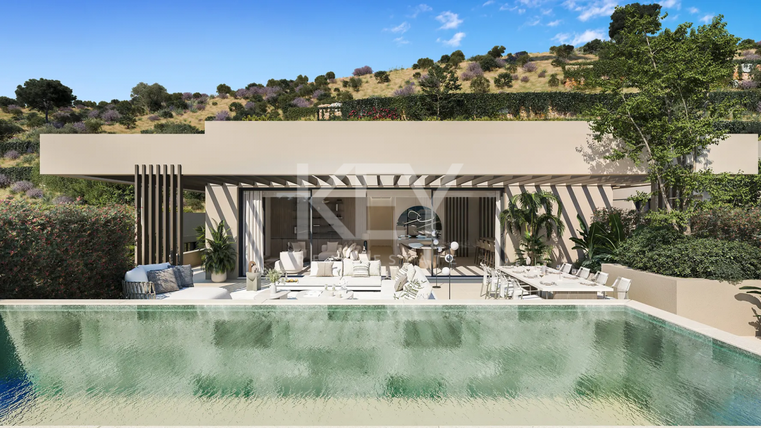 Элегантные апартаменты на первом этаже с частным садом в Бенахависе