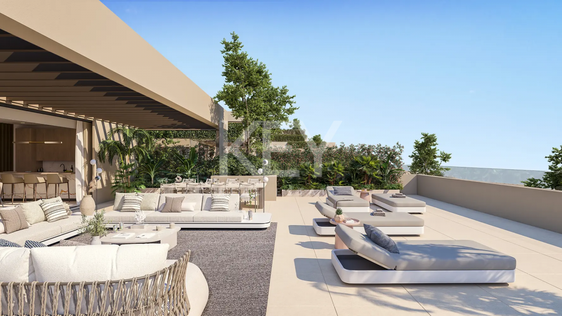 Эксклюзивный пентхаус с захватывающими видами и современной элегантностью в Бенахависе