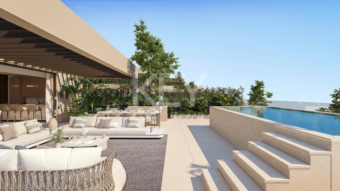 Эксклюзивный пентхаус с захватывающими видами и современной элегантностью в Бенахависе