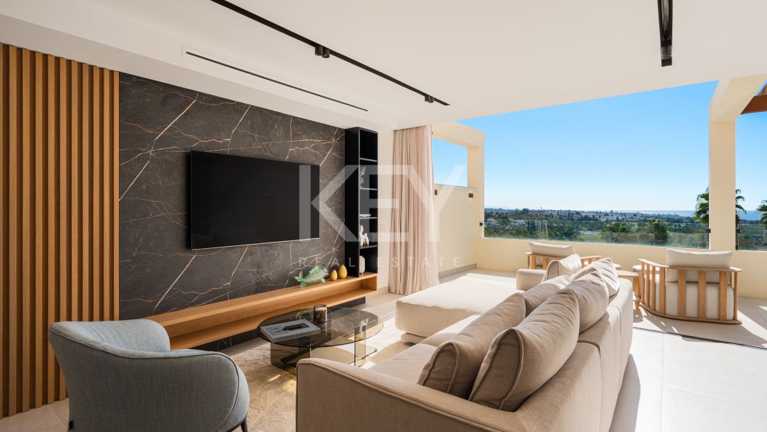 Apartamento reformado con vistas panorámicas en Nueva Andalucía