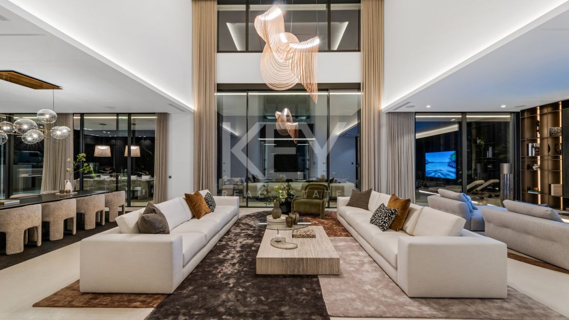 Villa contemporánea con vistas al mar en Cascada de Camoján