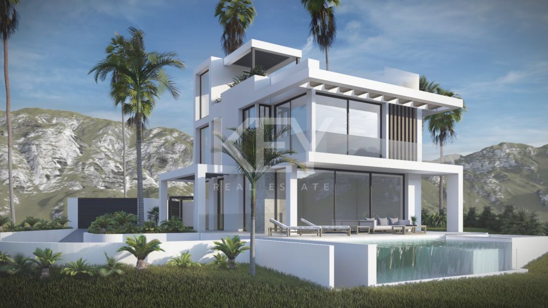 Proyecto de villa contemporánea con proximidad al mar en Estepona