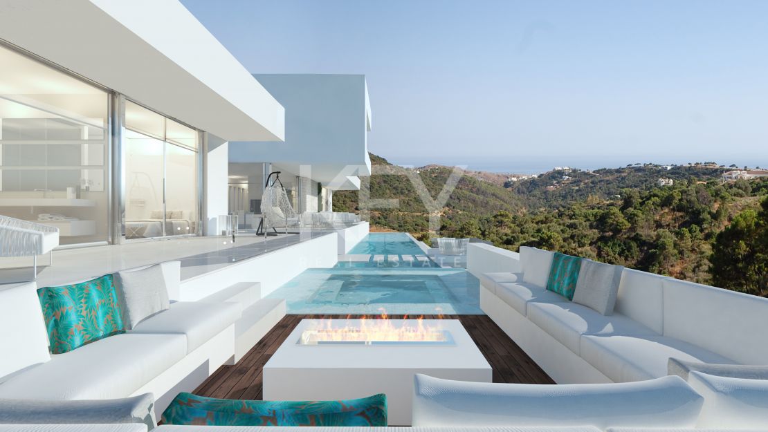 Современная вилла с панорамным видом в Монте-Мэре