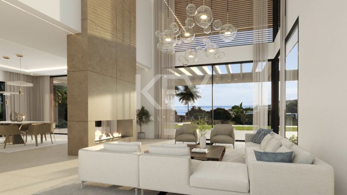 Современная вилла с панорамными видами в Валье Романо, Эстепона Запад