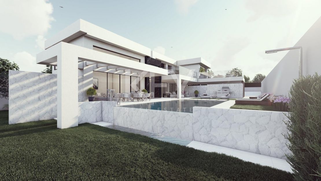 Villa contemporánea con vistas panorámicas en Valle Romano, Estepona Oeste