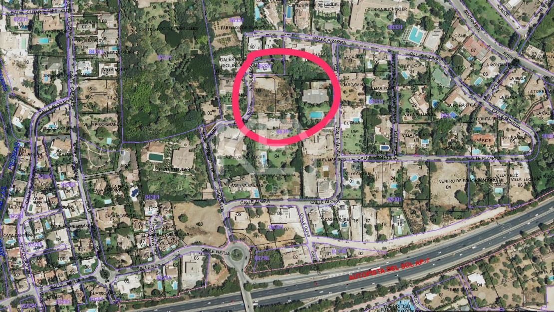 Prime residential plot with building licence in Marbella’s Golden Mile