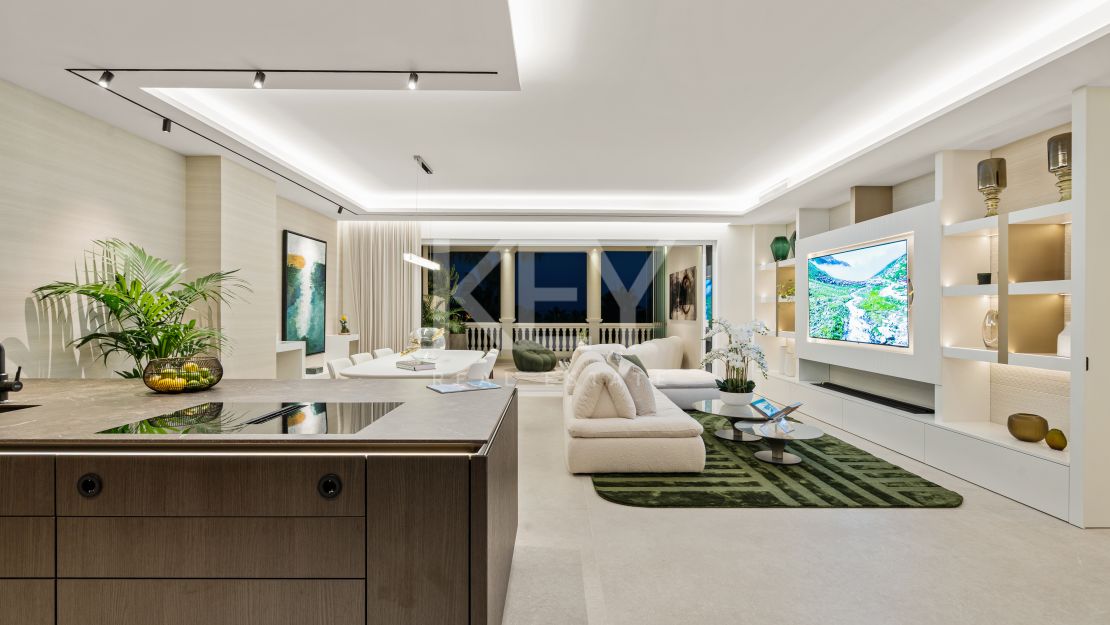 Apartamento excepcional en primera línea de playa en Las Dunas Park, Estepona