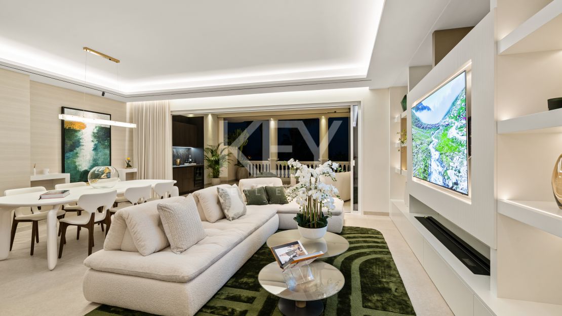 Apartamento excepcional en primera línea de playa en Las Dunas Park, Estepona