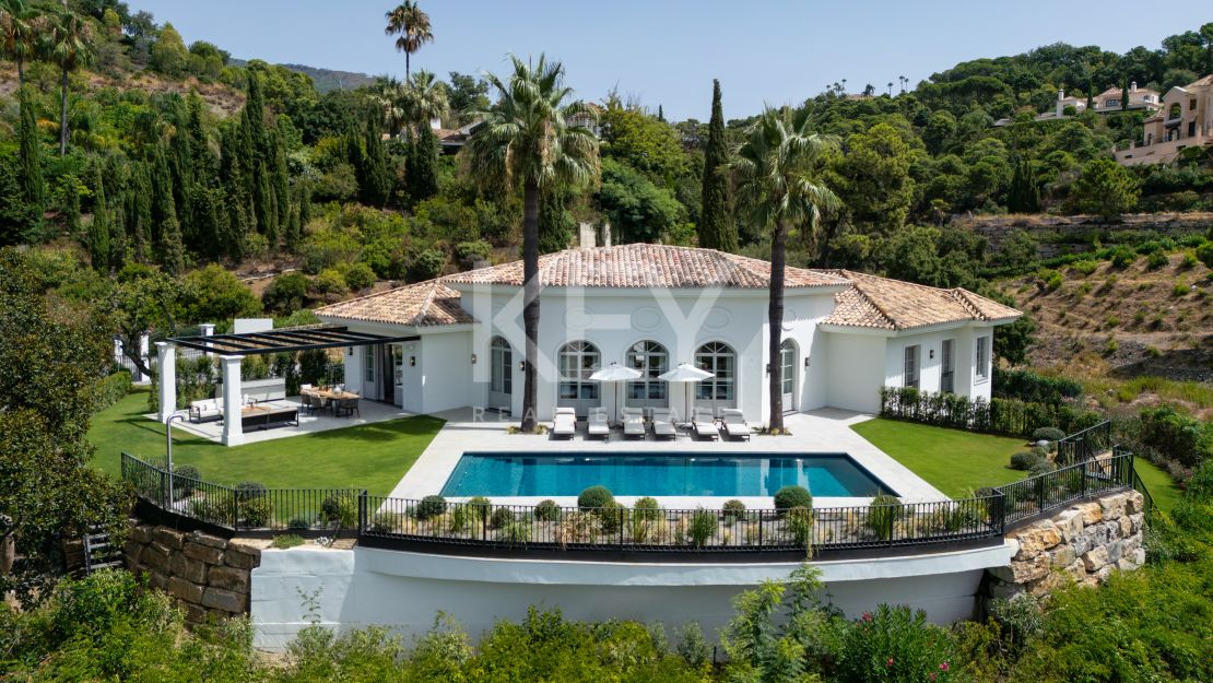 Villa contemporánea con vistas panorámicas en La Zagaleta