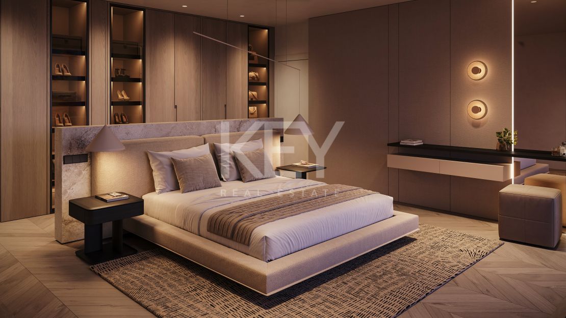 Современная вилла с панорамным видом на море на Золотой Миле Марбельи