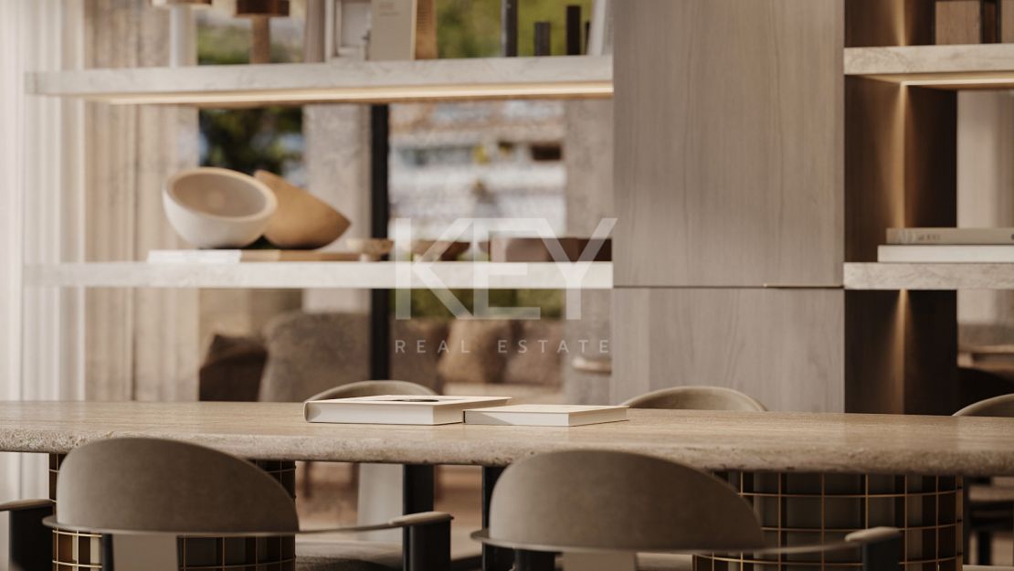 Современная вилла с панорамным видом на море на Золотой Миле Марбельи