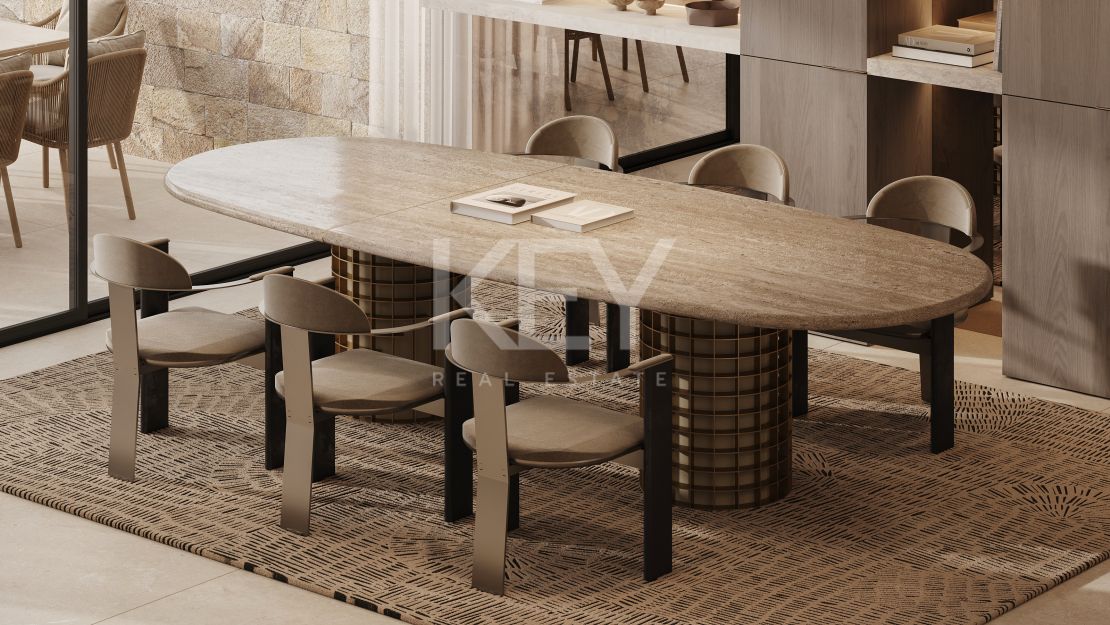 Современная вилла с панорамным видом на море на Золотой Миле Марбельи