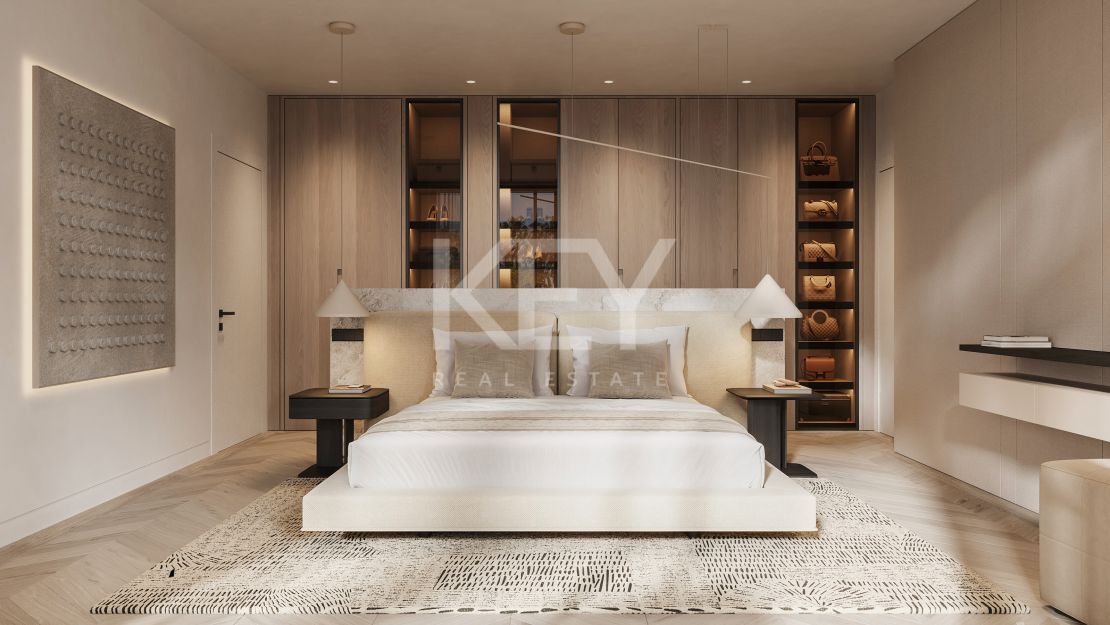 Современная вилла с панорамным видом на море на Золотой Миле Марбельи