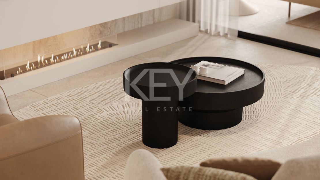 Современная вилла с панорамным видом на море на Золотой Миле Марбельи