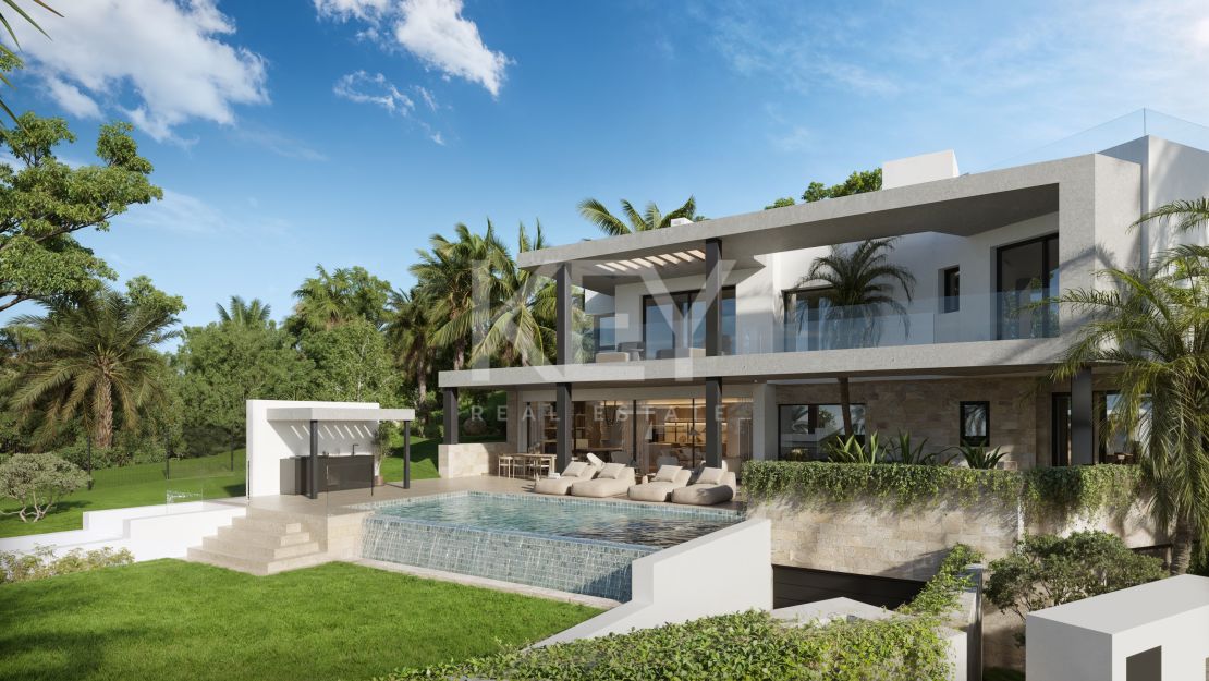 Contemporary villa with panoramic sea views on Marbella’s Golden Mile