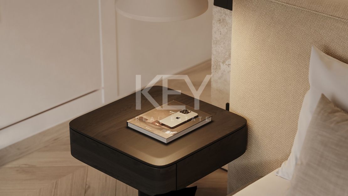 Современная вилла с панорамным видом на море на Золотой Миле Марбельи