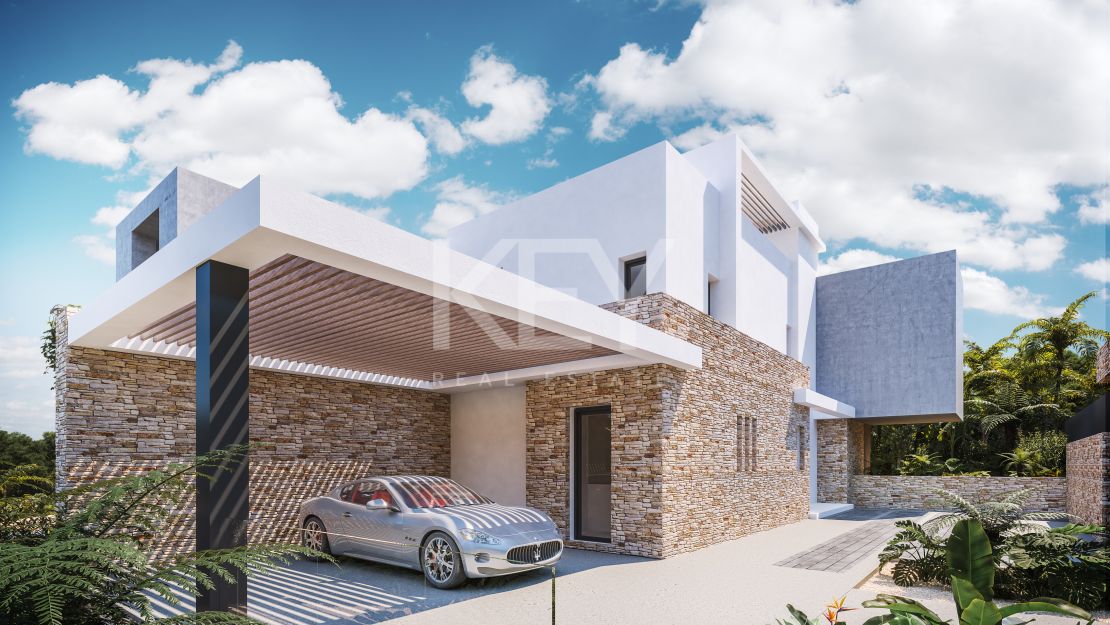 Современная вилла с видом на море в самом сердце Золотой Мили Марбельи