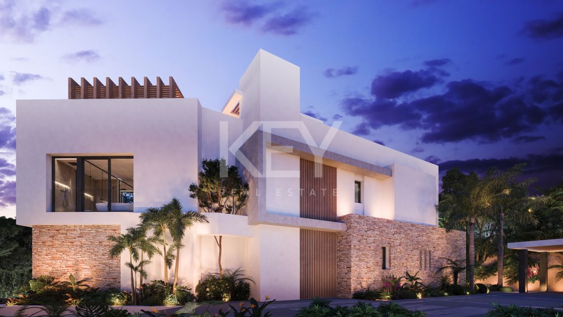 Villa de lujo contemporánea con vistas panorámicas en la Milla de Oro