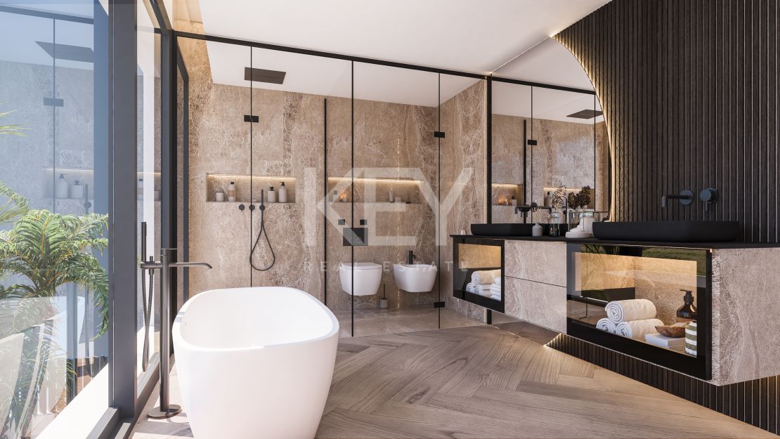 Villa de lujo contemporánea con vistas panorámicas en la Milla de Oro