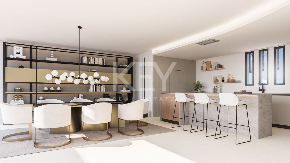 Villa de lujo contemporánea con vistas panorámicas en la Milla de Oro