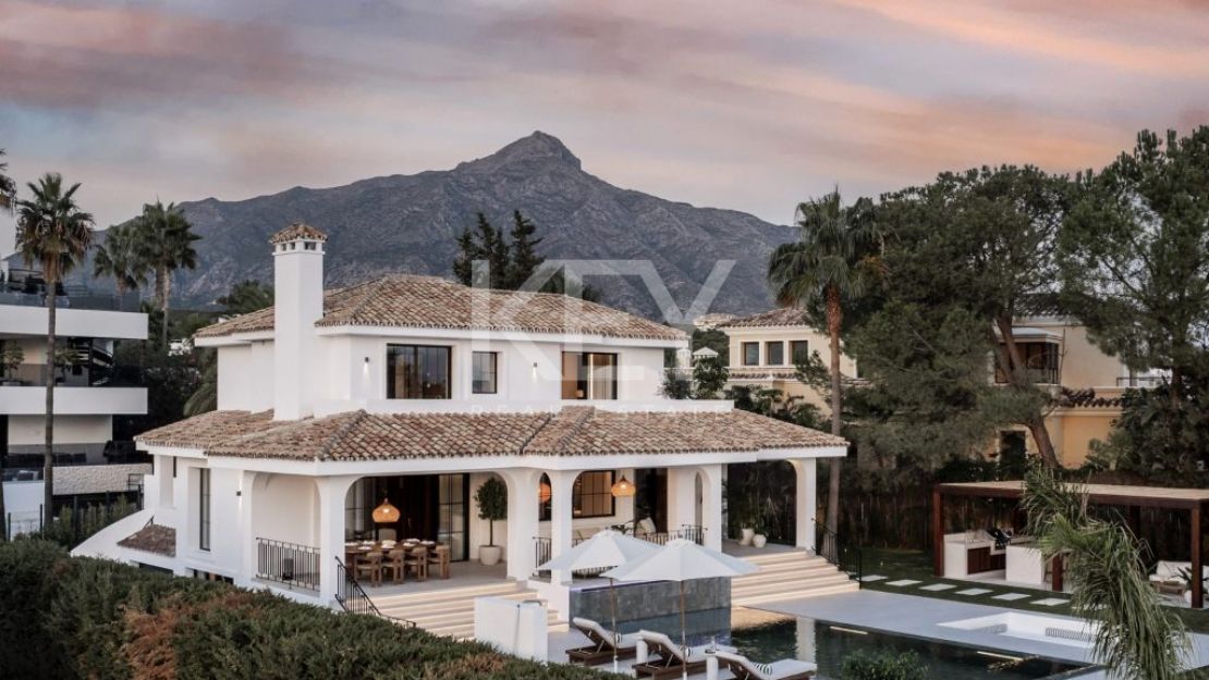 Excepcional villa cerca del campo de golf en Nueva Andalucía, Marbella
