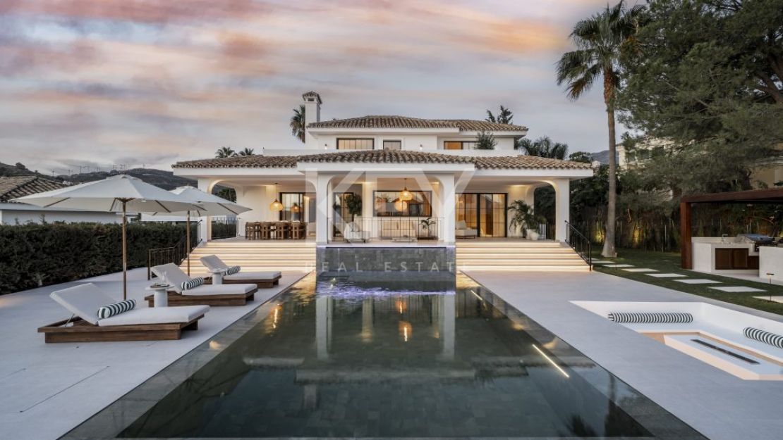 Excepcional villa cerca del campo de golf en Nueva Andalucía, Marbella