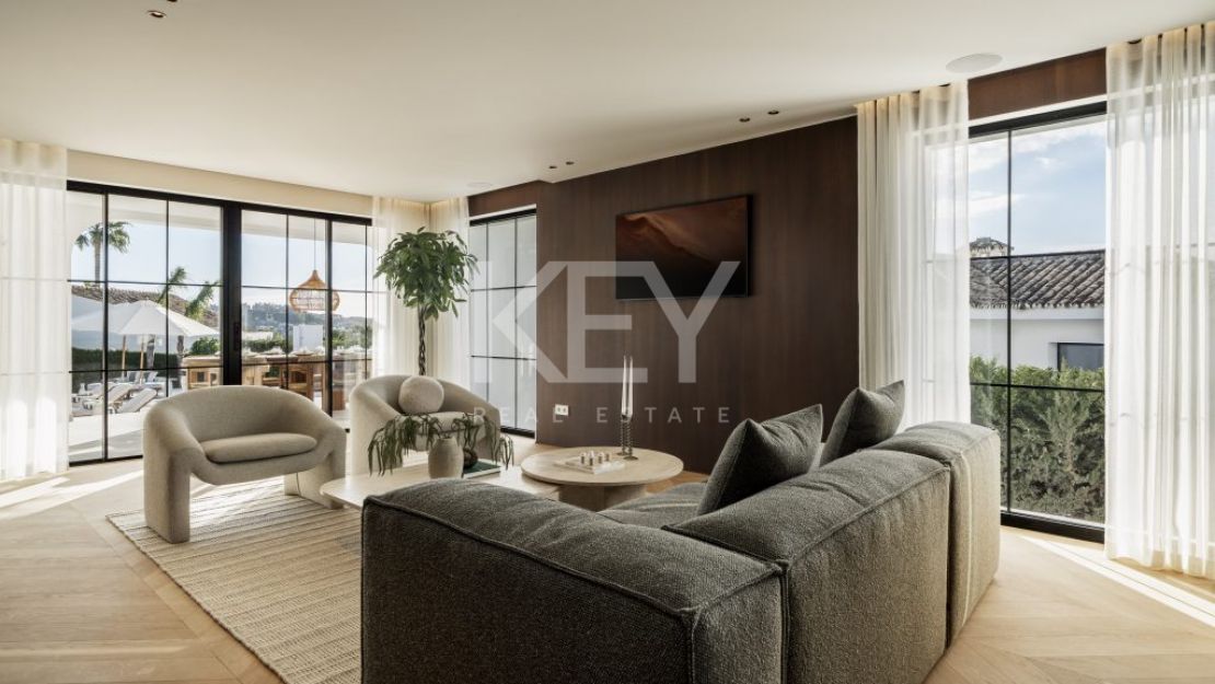 Excepcional villa cerca del campo de golf en Nueva Andalucía, Marbella