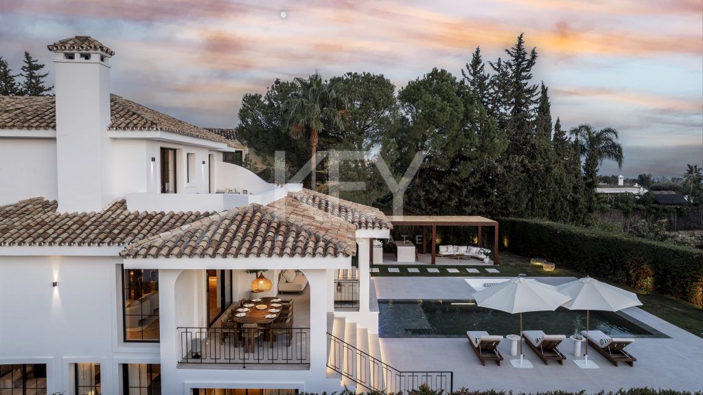Excepcional villa cerca del campo de golf en Nueva Andalucía, Marbella