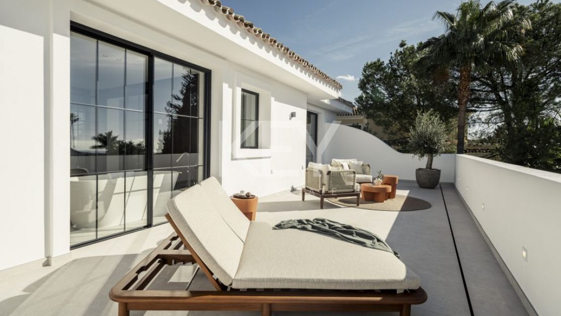 Excepcional villa cerca del campo de golf en Nueva Andalucía, Marbella