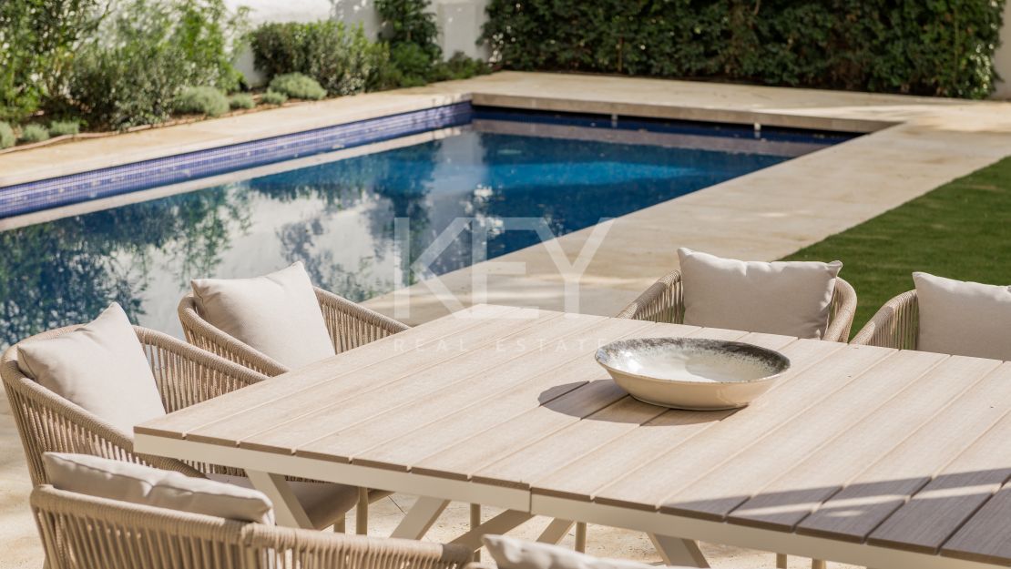 Una villa mediterránea refinada en el corazón de la Milla de Oro de Marbella