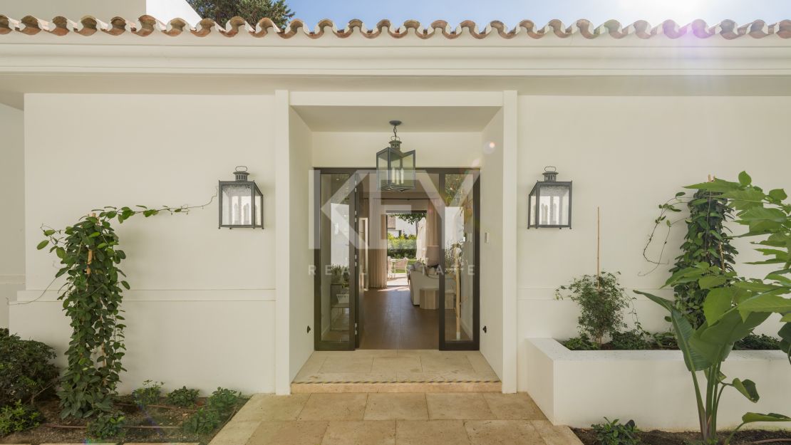 Una villa mediterránea refinada en el corazón de la Milla de Oro de Marbella
