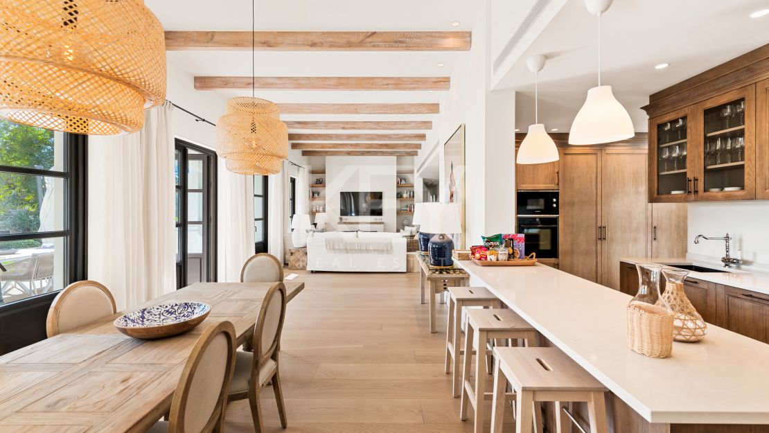 Una villa mediterránea refinada en el corazón de la Milla de Oro de Marbella