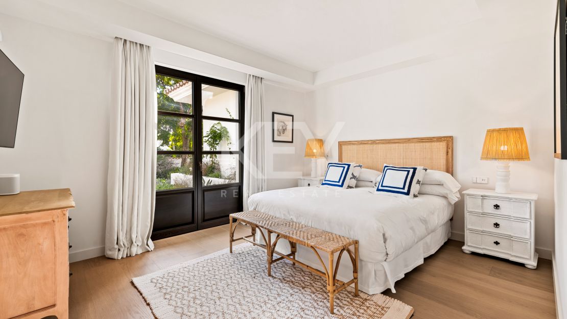 Una villa mediterránea refinada en el corazón de la Milla de Oro de Marbella