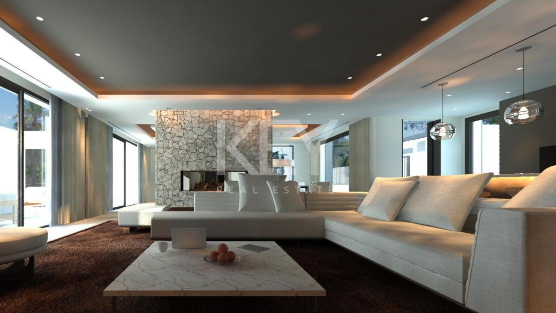 Современная вилла с четырьмя спальнями в Гвадальмина-Баха рядом с полем для гольфа и пляжем