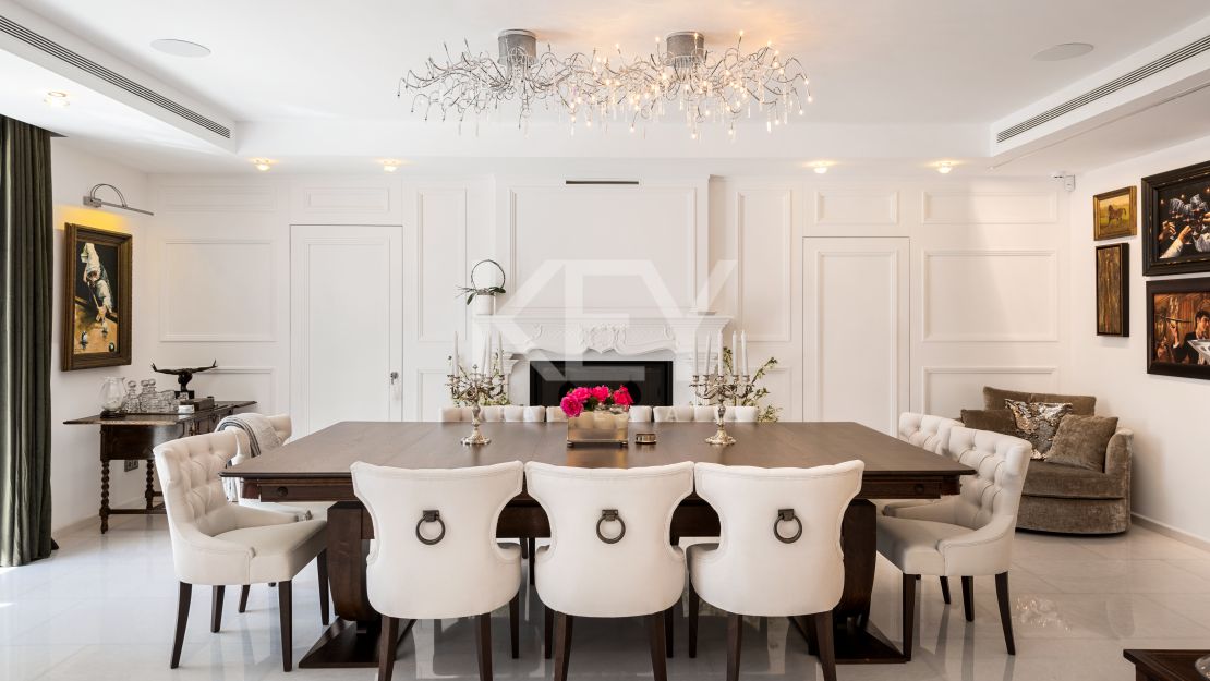 Villa contemporánea con acceso directo al golf en La Cerquilla