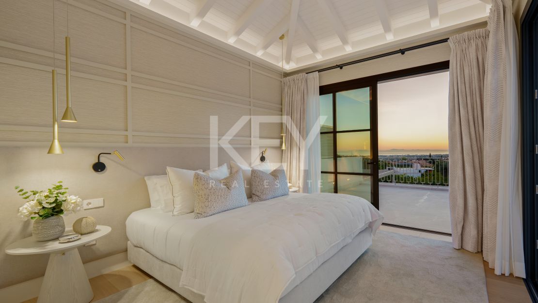 Impresionante villa moderna en La Quinta con vistas al mar abierto