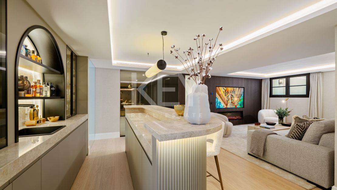 Impresionante villa moderna en La Quinta con vistas al mar abierto