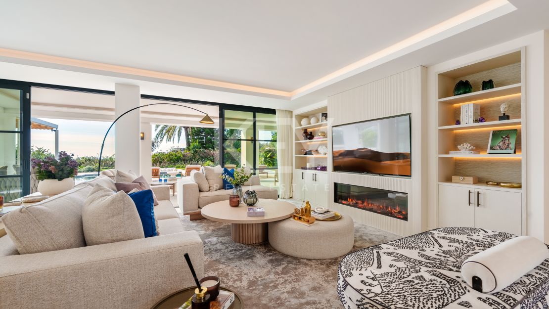 Impresionante villa moderna en La Quinta con vistas al mar abierto