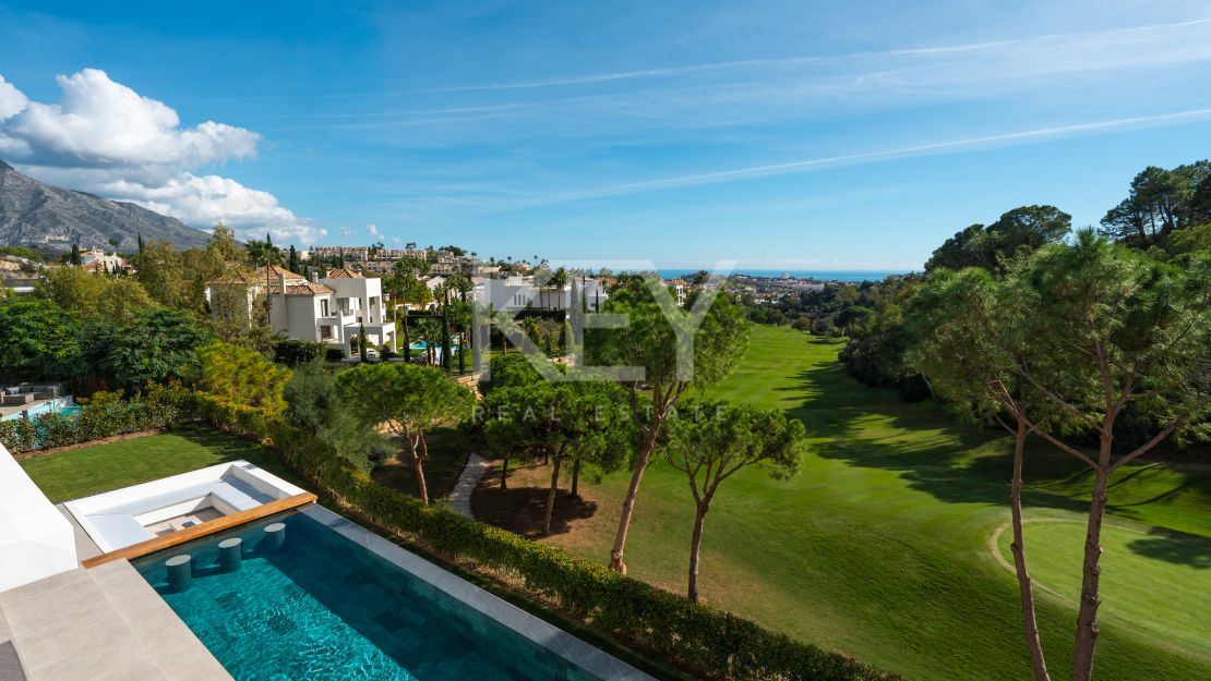 Impresionante villa en primera línea de golf en La Quinta con vistas panorámicas
