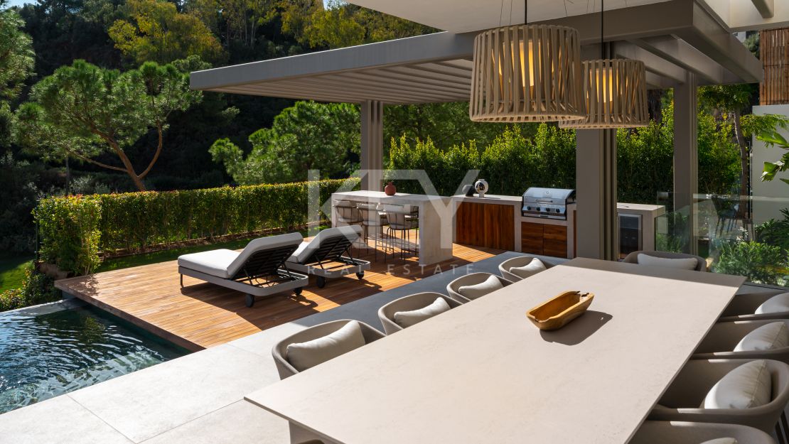 Impresionante villa en primera línea de golf en La Quinta con vistas panorámicas