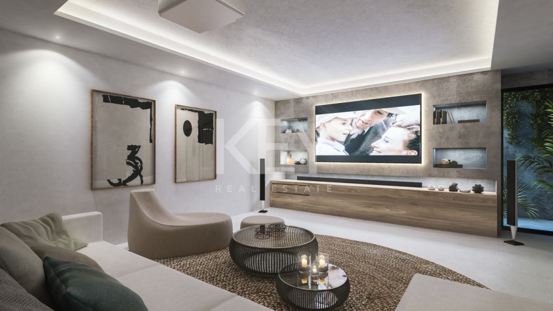 Villa moderna en primera línea de golf en El Campanario, Estepona