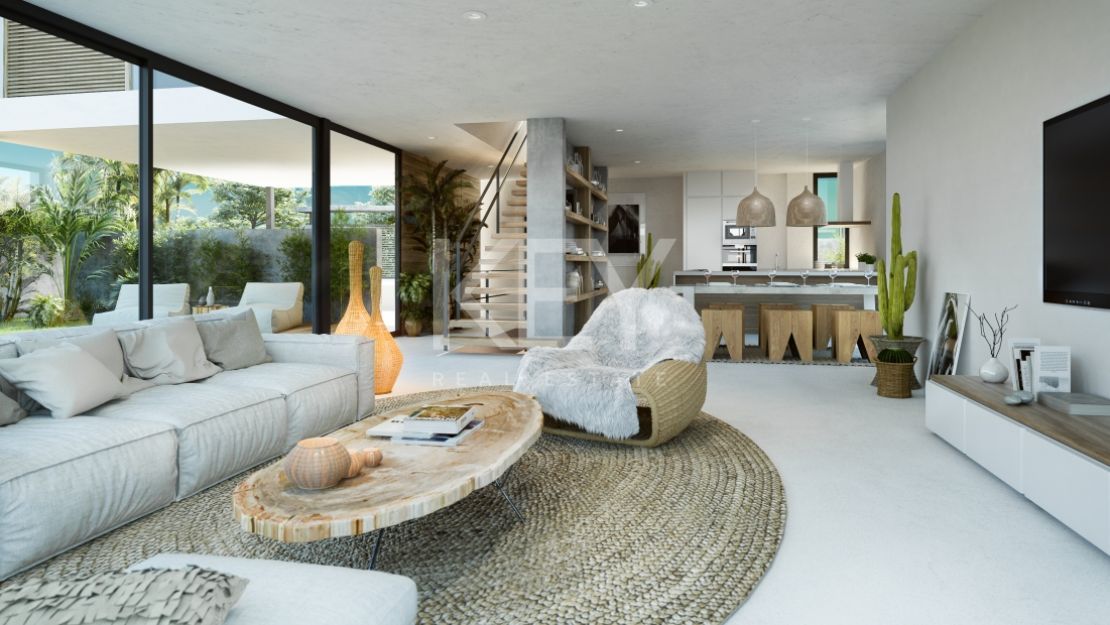 Villa moderna en primera línea de golf en El Campanario, Estepona