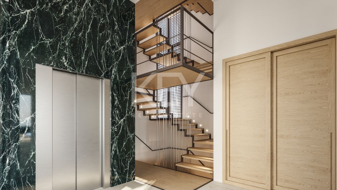 Villa moderna con privilegiadas vistas al mar y ubicación en Puerto Banús, Marbella