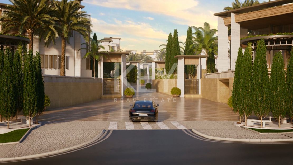 Villa moderna con privilegiadas vistas al mar y ubicación en Puerto Banús, Marbella